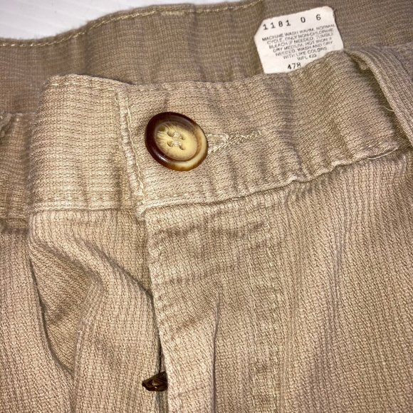 Vtg Levi's Cargo Baggy Corduroy Tan 34x31 - Picture 8 of 12